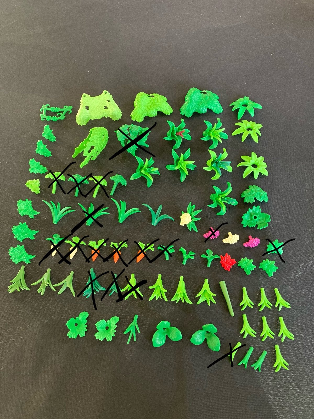 Playmobil groene planten divers., Kinderen en Baby's, Ophalen of Verzenden, Zo goed als nieuw