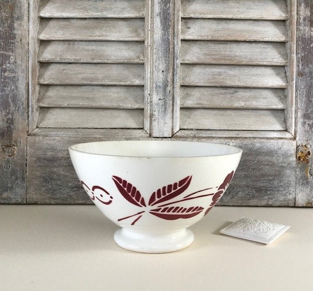 Digoin Sarreguemines grote bowl kom café au lait vanaf 1974, Antiek en Kunst, Ophalen of Verzenden