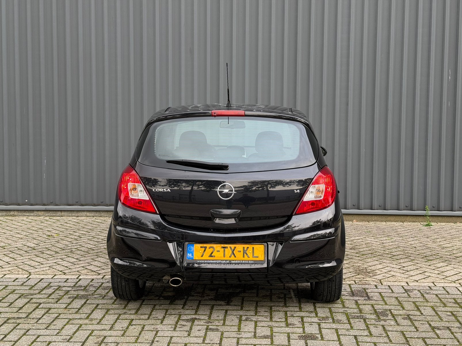 Opel Corsa 1.4 16V 5D WR Zwart Fietsdrager, Auto's, Voorwielaandrijving, 1063 kg, 4 cilinders, Origineel Nederlands