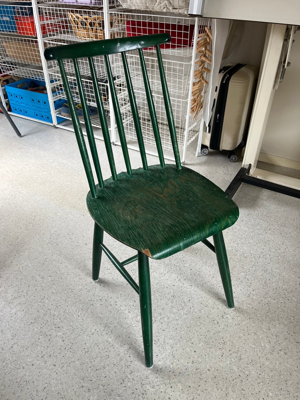 Vintage spijlenstoel, Overige kleuren, Ophalen of Verzenden, Zo goed als nieuw, Eén