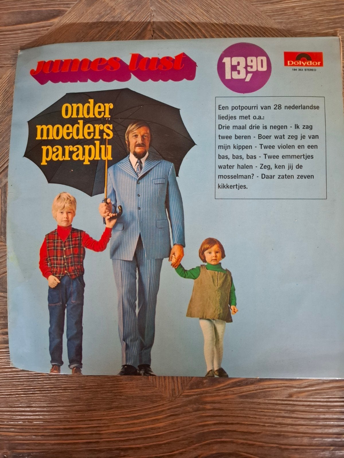 James Last - Onder Moeders Paraplu LP (Pop, 1970), LP, Gebruikt, Pop, Ophalen of Verzenden
