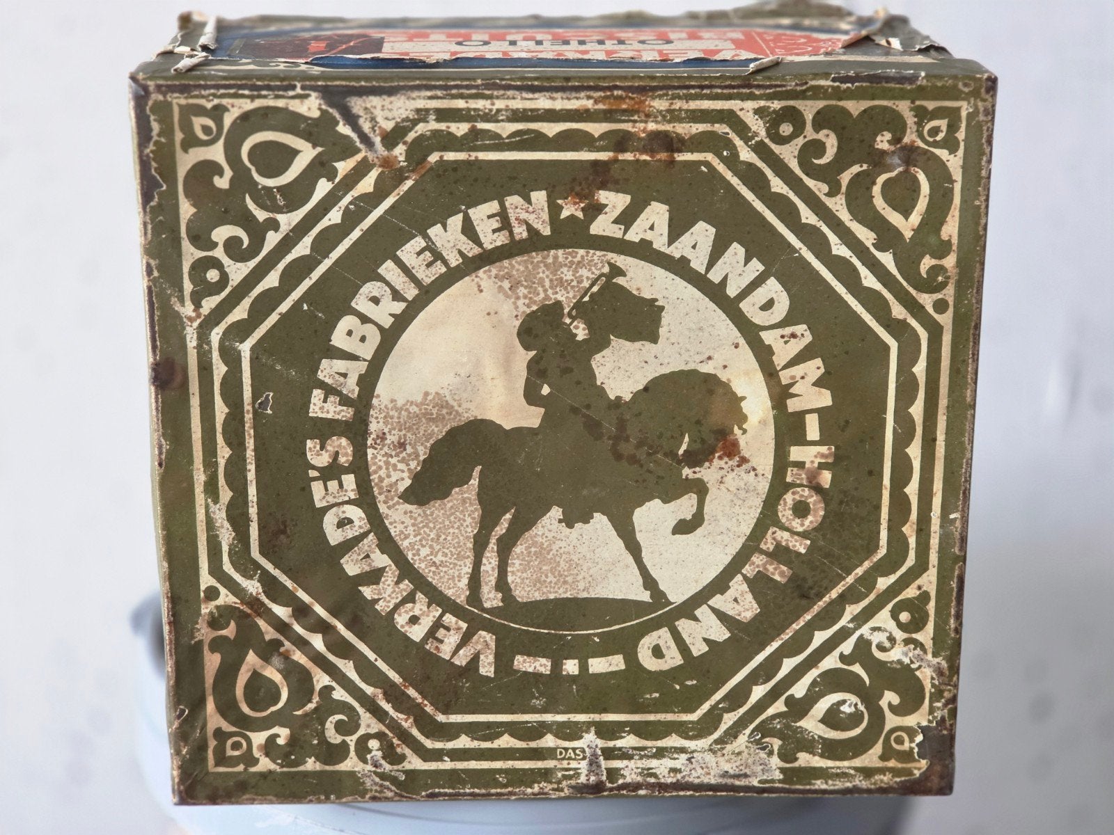 Verkade Zaandam Othello biscuits blik, Verzamelen, Blikken, Ophalen of Verzenden, Gebruikt, Koek(jes), Verkade