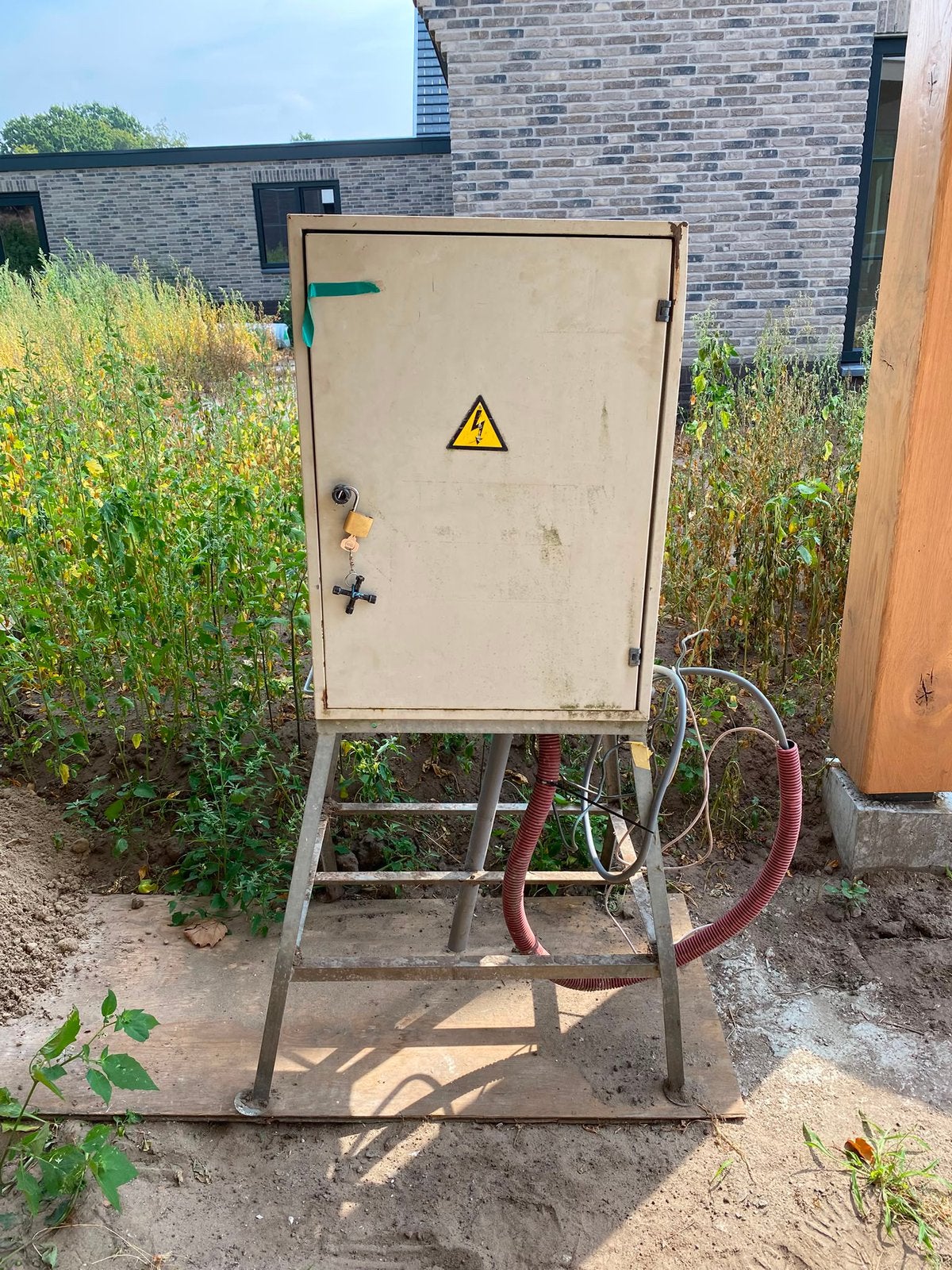 Bouwmeterkast - Bouwstroomkast, Doe-het-zelf en Verbouw, Ophalen, Gebruikt, Overige typen