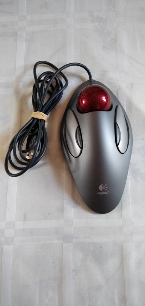Logitech trackball muis, T-BC21, nieuw, Muis, Ergonomisch, ‘LOGITECH’, Nieuw