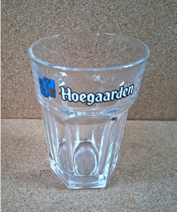 Hoegaarden bierglas - Zo goed als nieuw, Ophalen of Verzenden, Zo goed als nieuw, Glas of Glazen, Overige merken