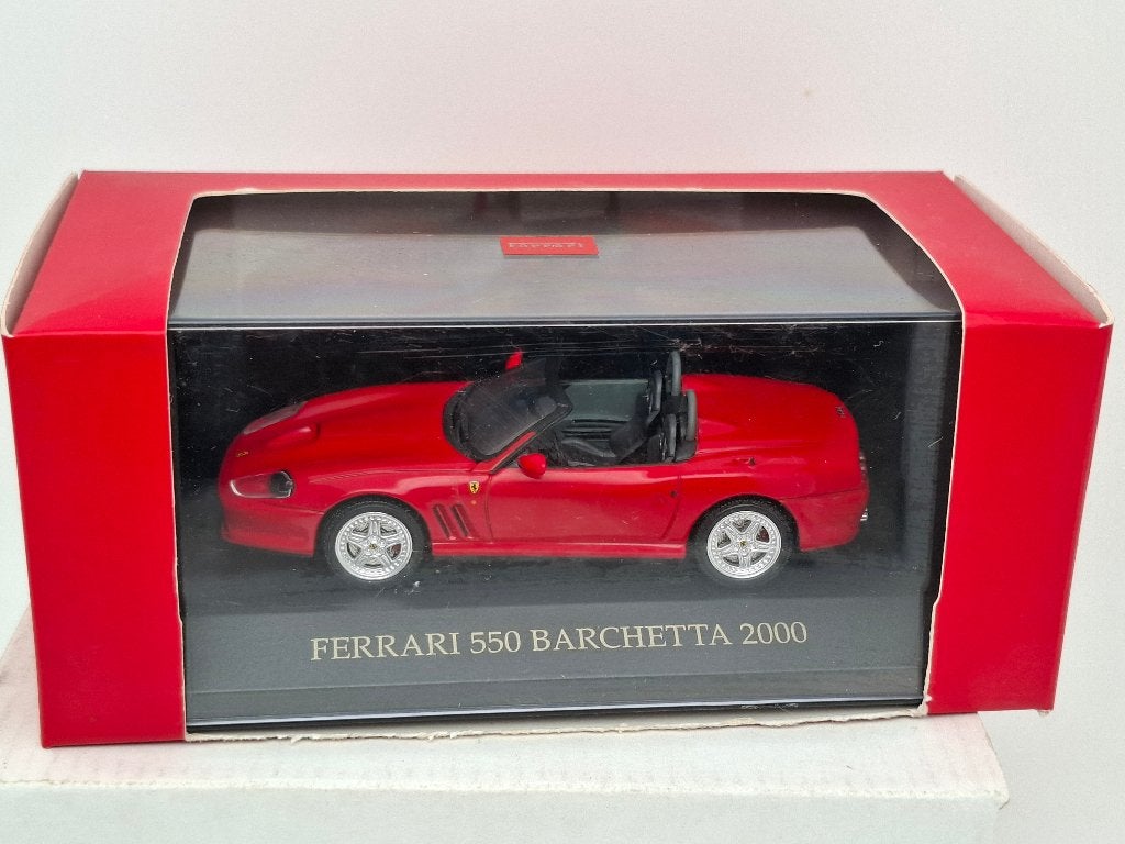 Ferrari 550 Barchetta (2000) - ixo 1/43, Hobby en Vrije tijd, Verzenden, Zo goed als nieuw, Auto, Overige merken