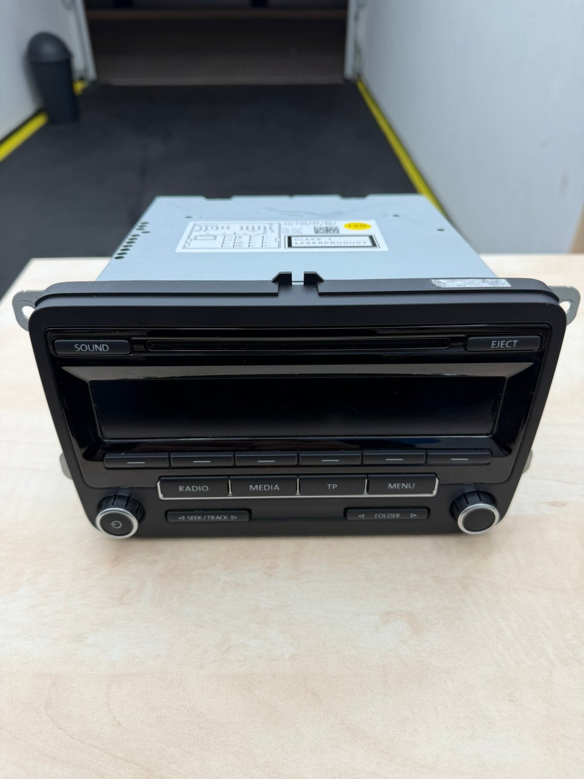 Volkswagen polo 2009-2013 radio goedwerkend, Ophalen of Verzenden, Gebruikt
