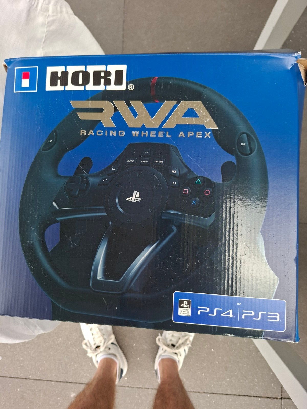 Hori RWA Racing Wheel Apex voor PS4/PS3, Ophalen, Zo goed als nieuw, Stuur of Pedalen, PlayStation 3