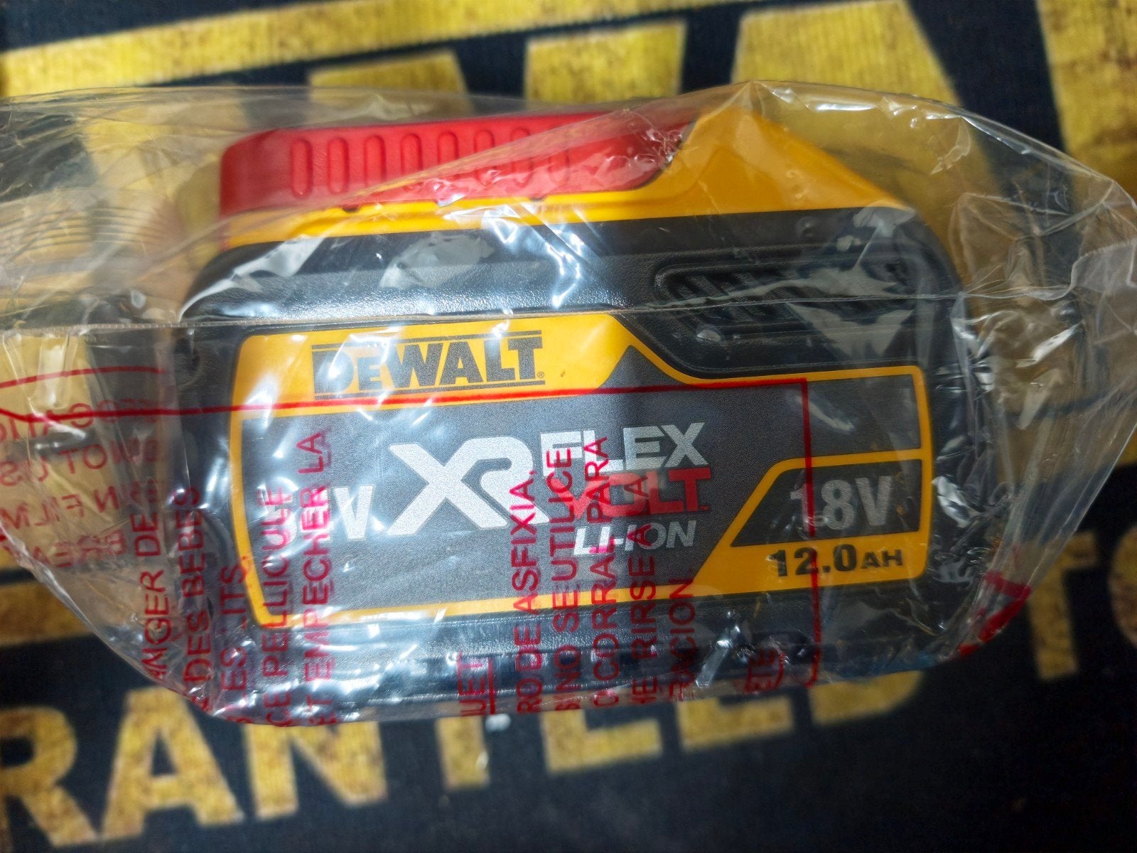 Dewalt XR Flexvolt 18V 12.0Ah Accu - Nieuw