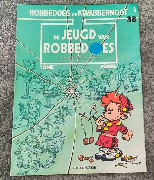 Robbedoes en Kwabbernoot nr.38 De jeugd van Robbedoes (bes), Eén stripboek, Nieuw, Ophalen of Verzenden, Tome & Janry