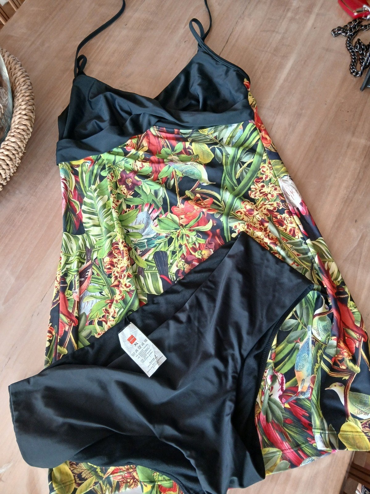 tankini', Kleding | Dames, Ophalen of Verzenden, Zo goed als nieuw, Zwart, Overige typen