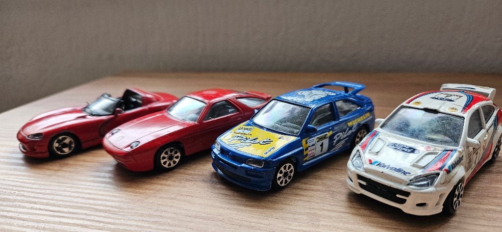 Dodge Viper,Porsche 928 S4, Ford Escort RS Coshworth + Focus, Ophalen of Verzenden, Gebruikt, Auto, Overige merken