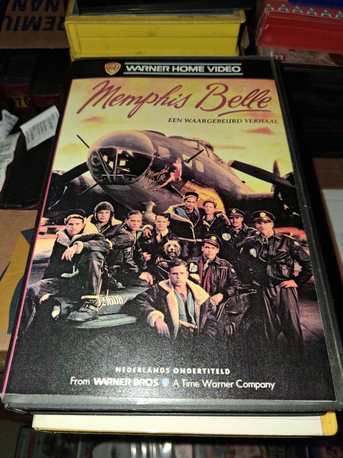 Vhs ex-rental  - Memphis Belle, Cd's en Dvd's, VHS | Film, Vanaf 16 jaar, Ophalen of Verzenden, Gebruikt, Horror