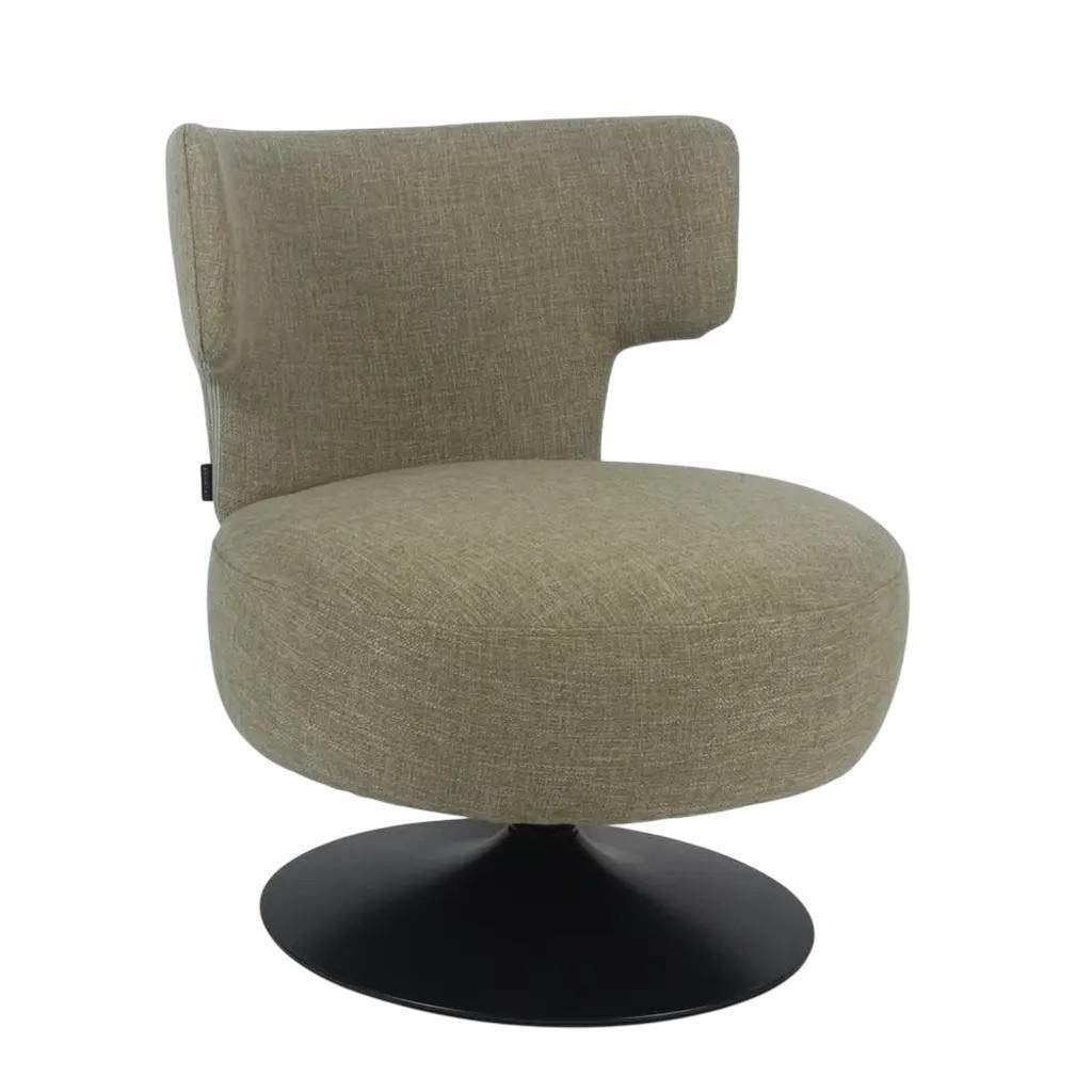MN Spinn Draaibare Fauteuil, 125 tot 150 cm, Nieuw, Ophalen of Verzenden, Stof