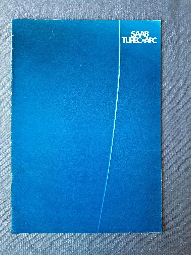 Brochure SAAB TURBO APC - 1982 NL, Verzenden, Gelezen, Overige merken