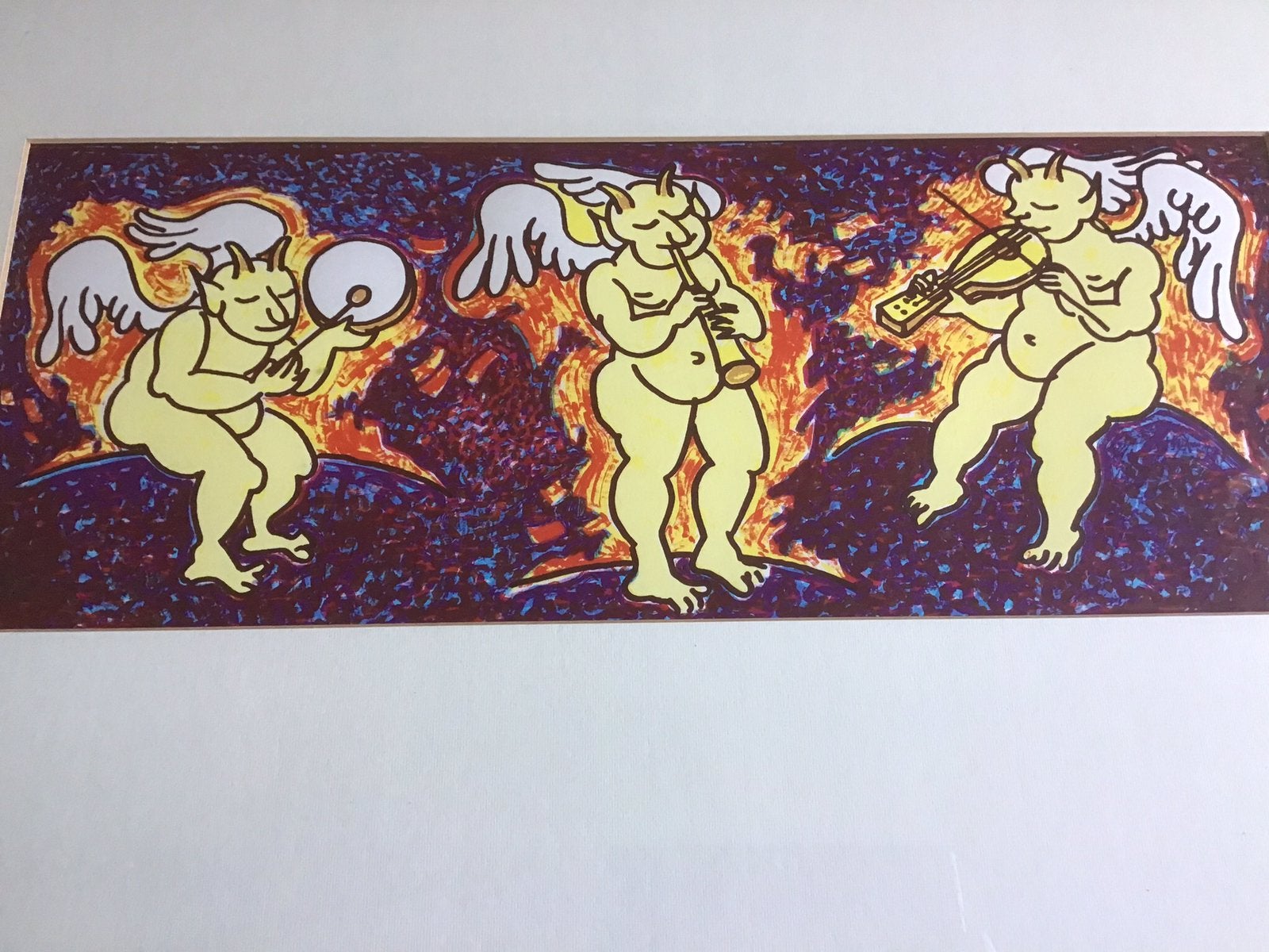 Zeefdruk van Pieke Dassen, Ophalen, Zeefdruk