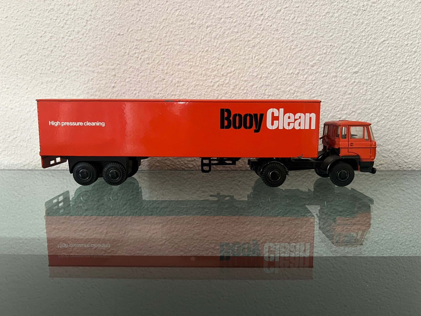 Lion Car nr 36 DAF booy clean, Ophalen of Verzenden, Zo goed als nieuw, Bus of Vrachtwagen, Lion Toys