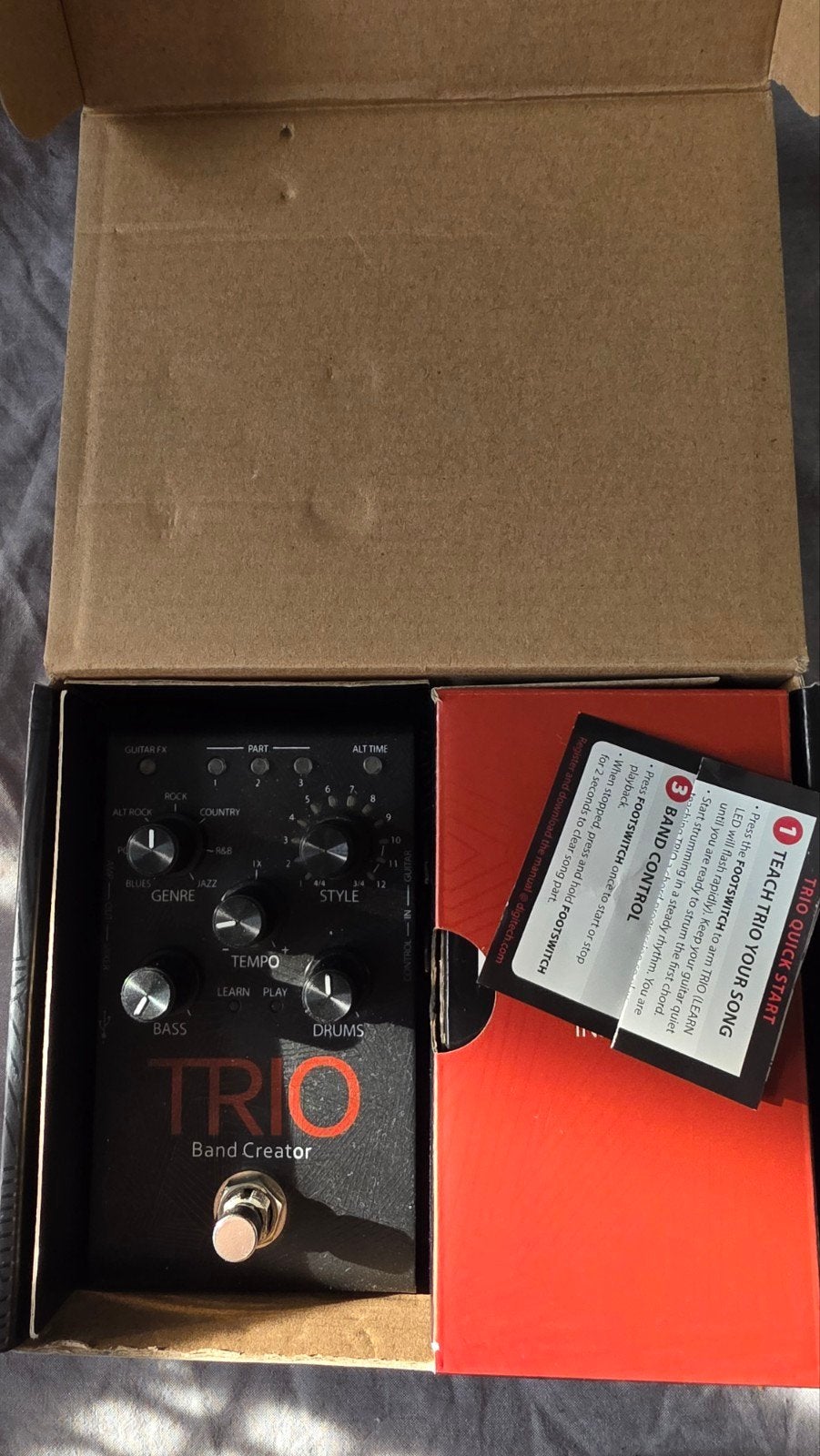DigiTech TRIO Band Creator Gitaar Pedaal, Muziek en Instrumenten, Ophalen of Verzenden, Zo goed als nieuw, Overige typen