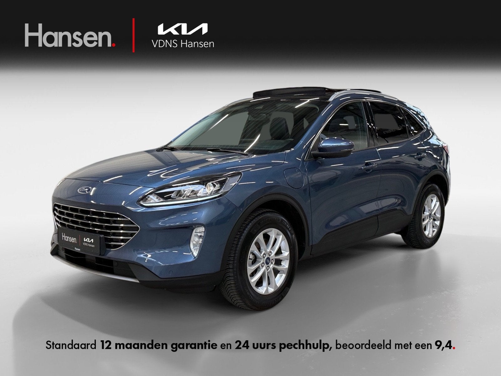 Ford Kuga 2.5 PHEV Titanium I Panoramadak I Camera I Carplay, Auto's, Automaat, Stof, Gebruikt, 4 cilinders