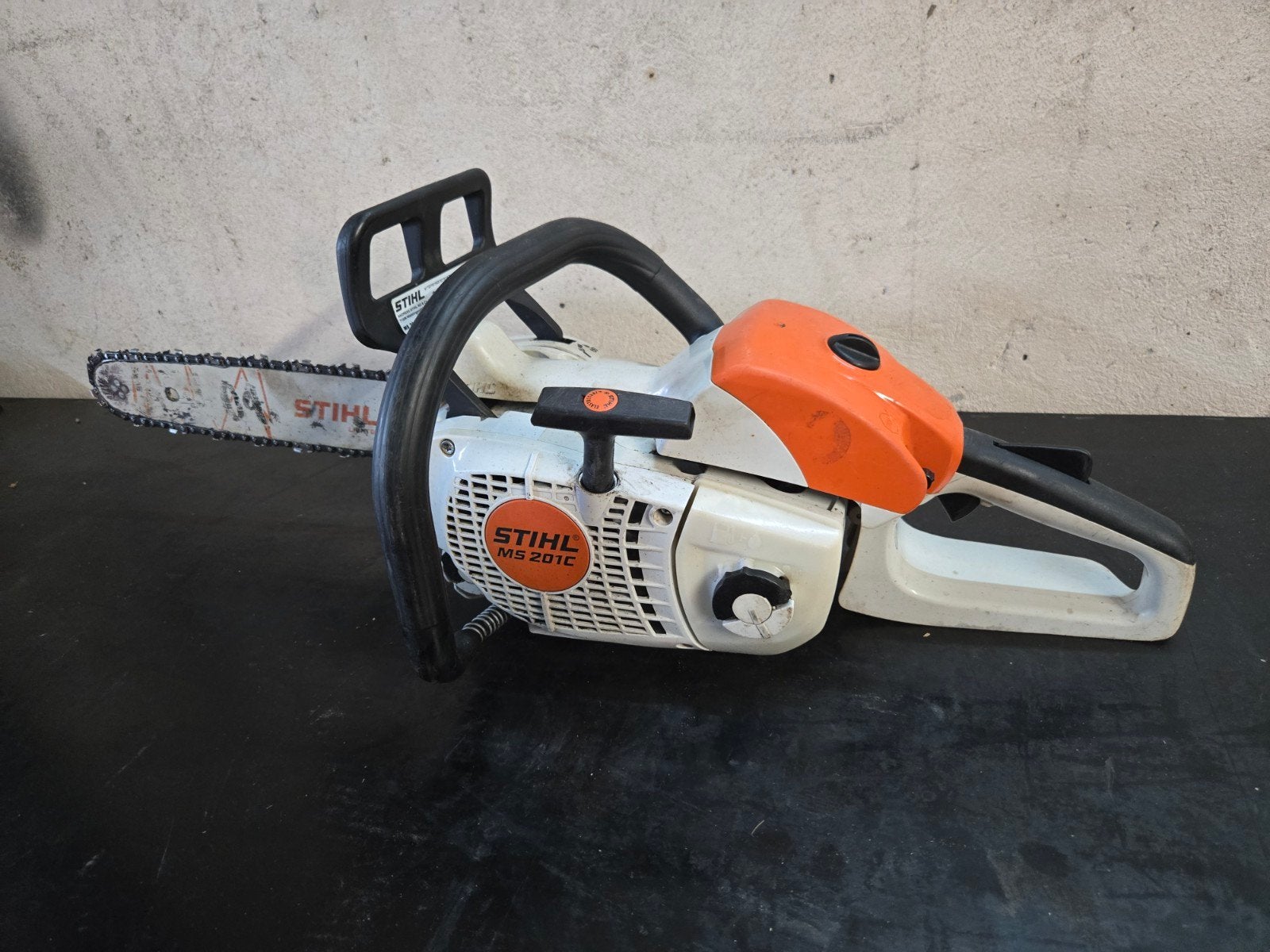 Nette Stihl MS201 kettingzaag | Bj.2021 | 35cm blad MS 201 C, Tuin en Terras, Info@stihl.nl, Stihl, Gebruikt, Stihl MS 201 Benzine motorzaag