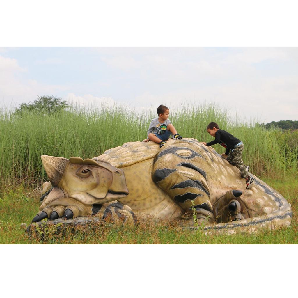 Sleeping Ankylosaurus – Dinosaurus beeld Lengte 367 cm, Ophalen, Nieuw, Overige typen