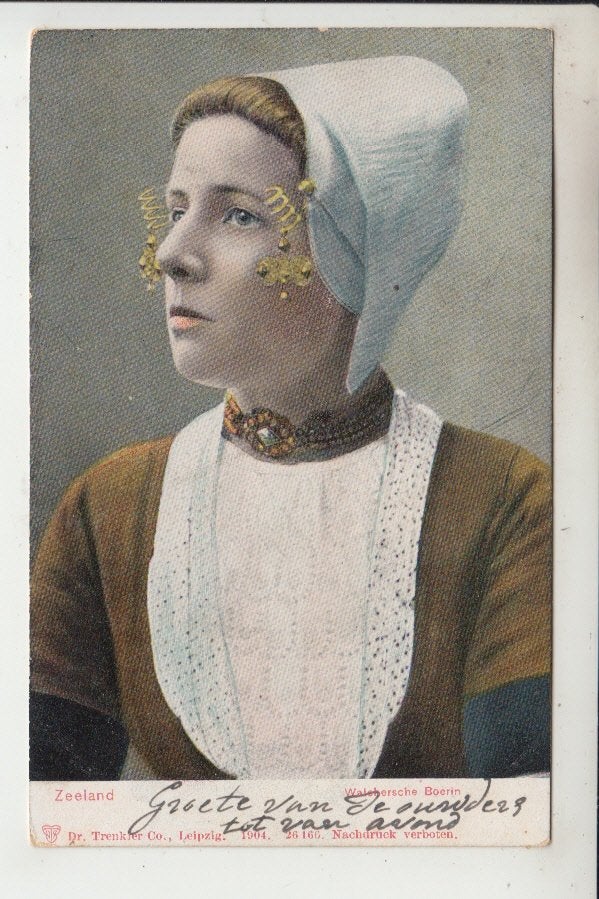 Zeeland - Walcheren - Klederdracht, Ophalen of Verzenden, Voor 1920, Gelopen, Zeeland
