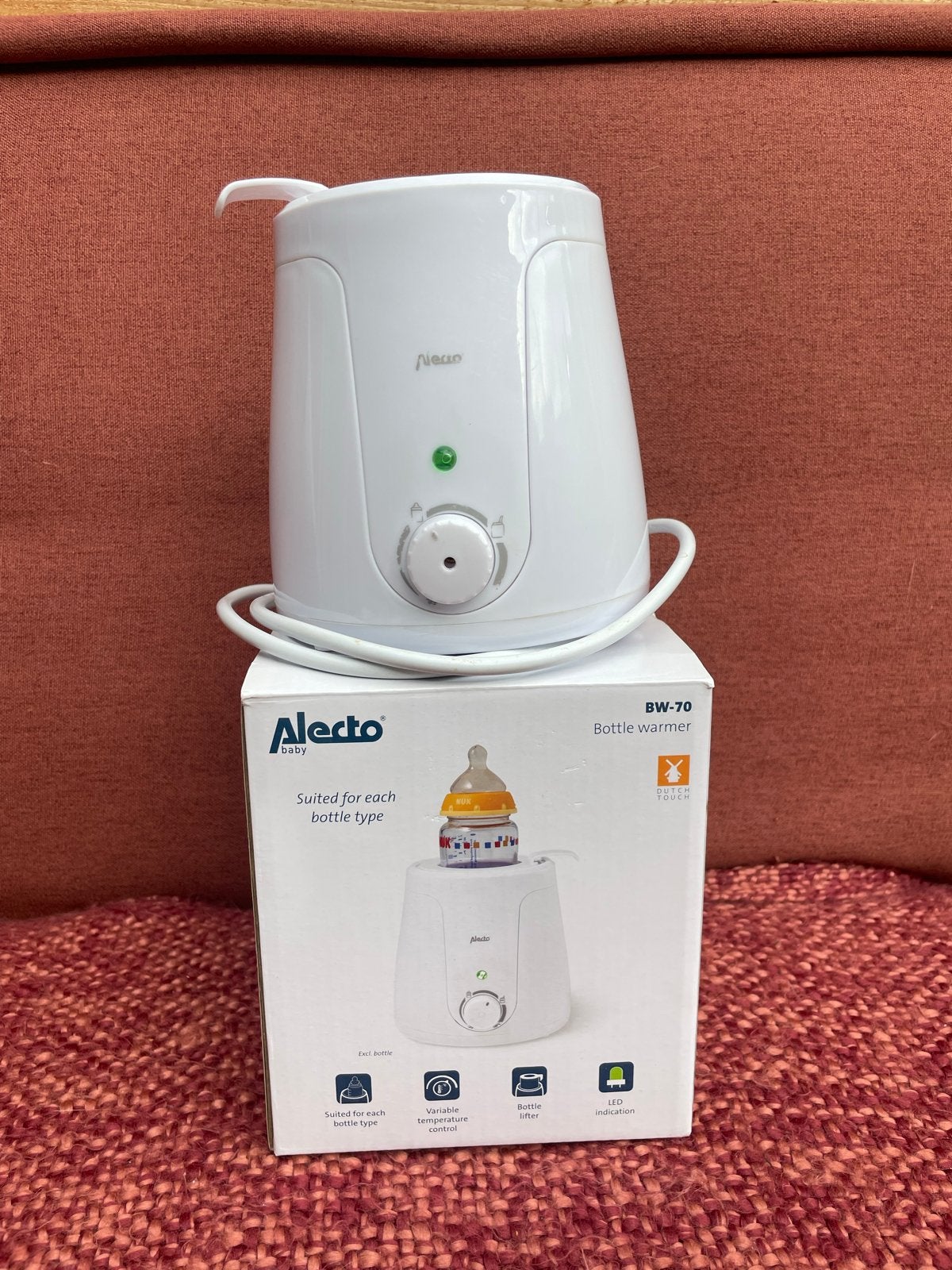 Alecto BW-70 Flessenwarmer - Zo goed als nieuw, Ophalen of Verzenden, Gebruikt