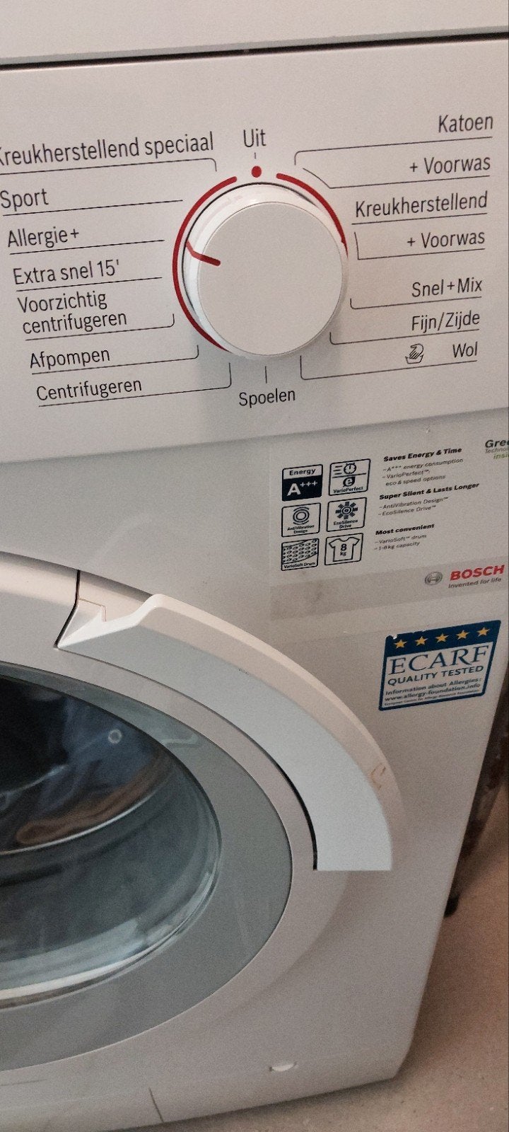 Foto 3 van Bosch Logixx 8 VarioPerfect Wasmachine - Zo goed als nieuw