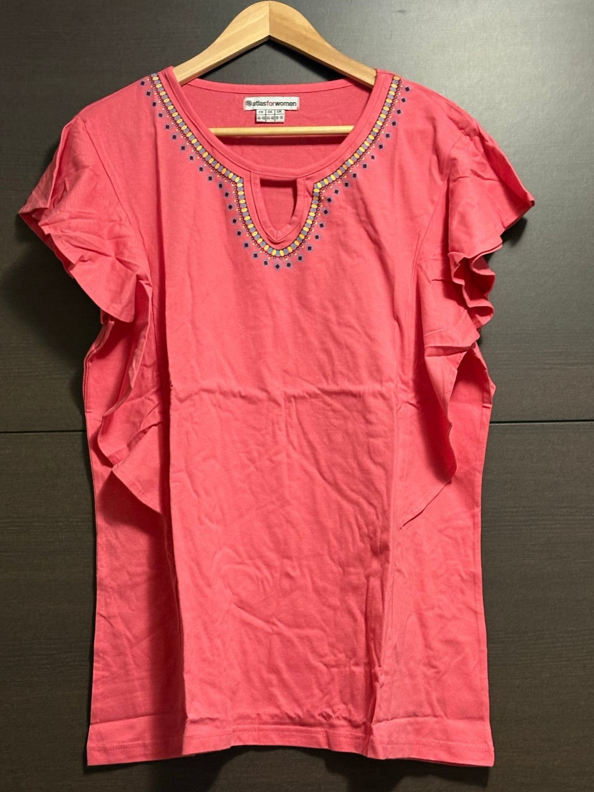 Atlas for Women Tuniek Fantaisie Koraalrood Maat 46-48, Kleding | Dames, Maat 46/48 (XL) of groter, Nieuw, Ophalen of Verzenden