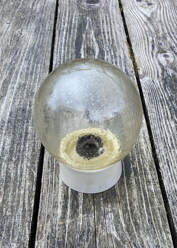 Leuke Retro Lamp - vintage sixties seventies design, Ophalen of Verzenden, Zo goed als nieuw, Glas, Vintage design