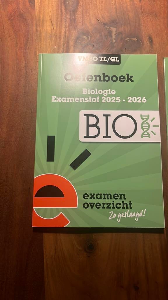 Examenboekjes biologie 2026, Ophalen of Verzenden, Zo goed als nieuw, Overige onderwerpen