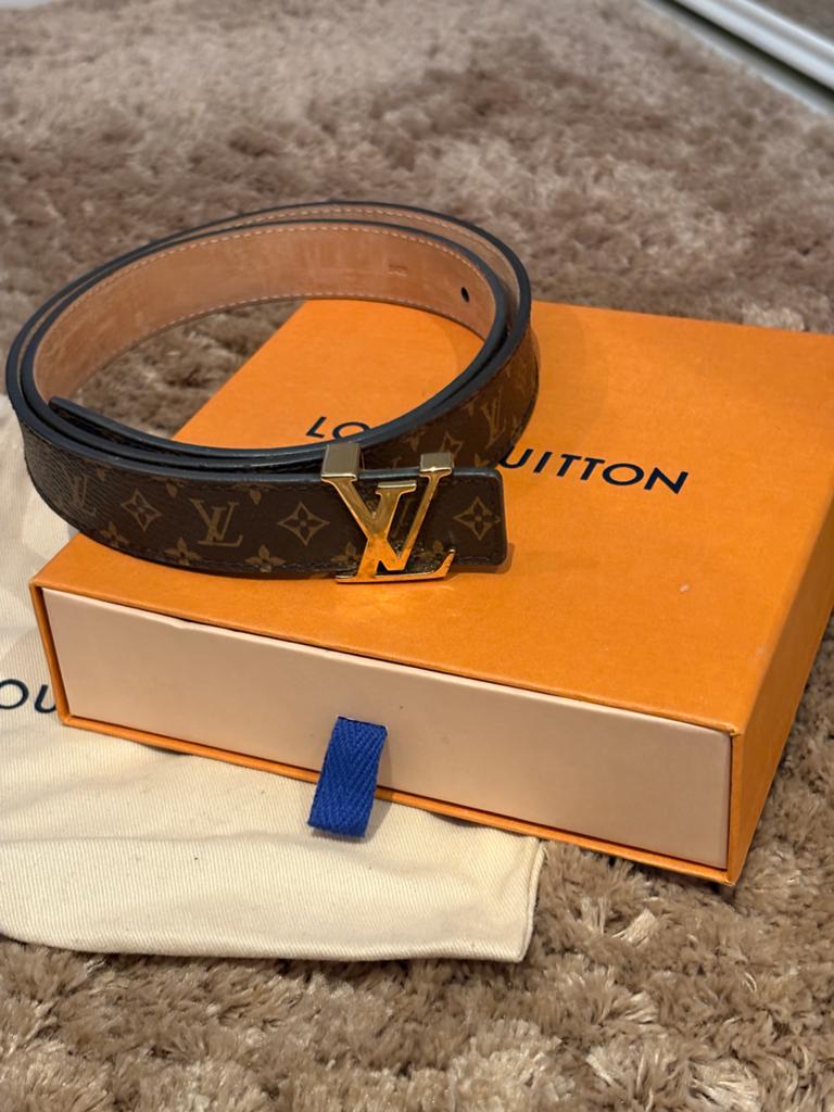Louis Vuitton Ceintuur Monogram Bruin - Maat 80, Kleding | Dames, Riemen en Ceinturen, 80 tot 90 cm, Echt leder, Heupriem, Ophalen of Verzenden
