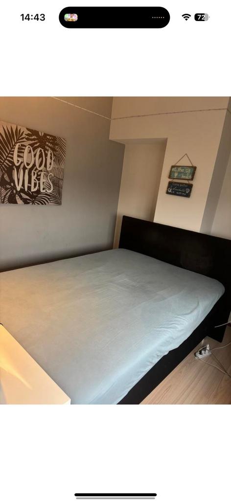 Boxspring bed, Ophalen of Verzenden, Gebruikt, Tweepersoons, 140 cm
