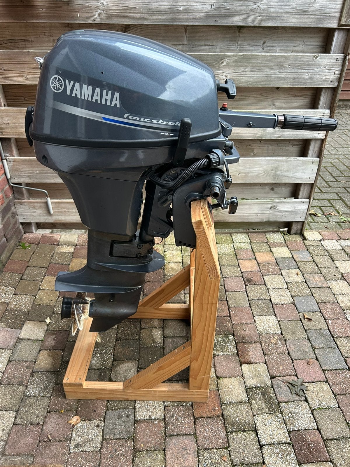 Yamaha 9.9 PK 2 cilinder 4-takt, Watersport en Boten, Ophalen, 5 tot 10 pk, Viertaktmotor, Zo goed als nieuw