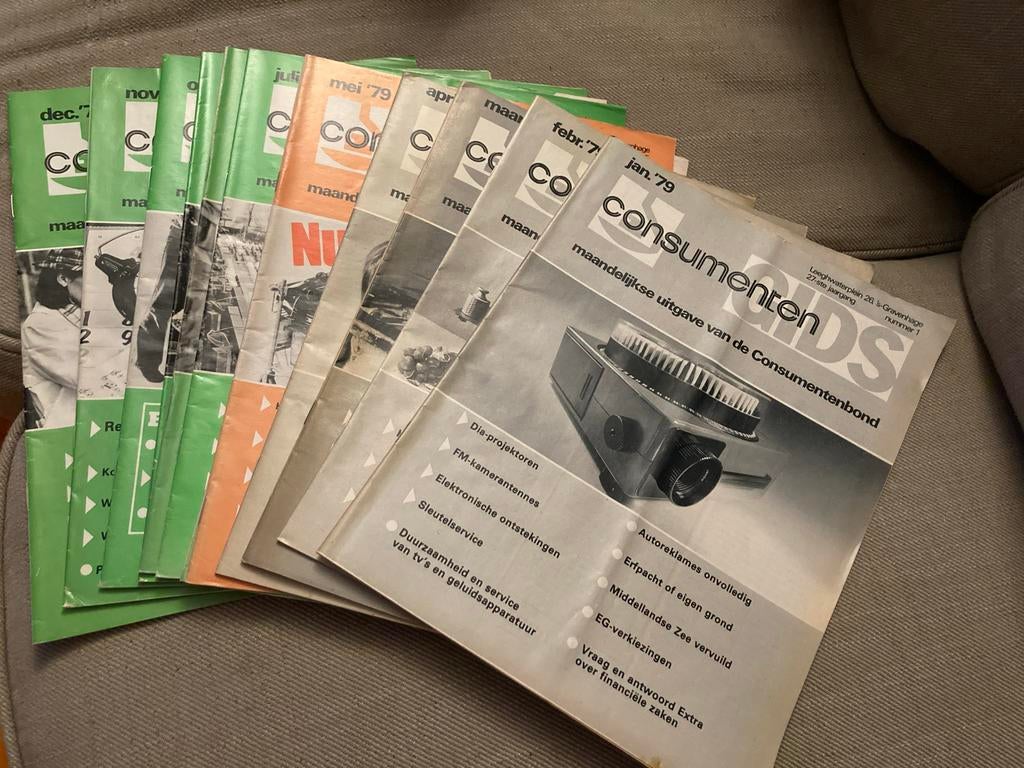 Consumentengidsen jaargang 1979, Ophalen of Verzenden, Gelezen, Overige typen
