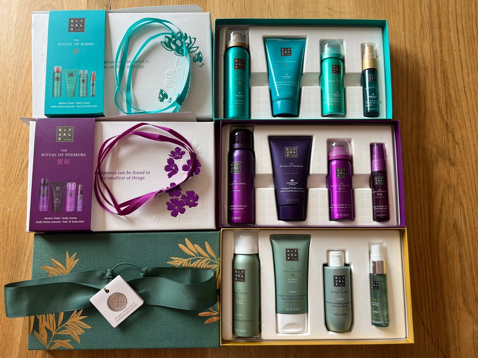 Rituals Yozakura Karma & Jing Giftset 🩵💜💚  Nieuw, Sieraden, Tassen en Uiterlijk, Uiterlijk | Lichaamsverzorging, Ophalen of Verzenden