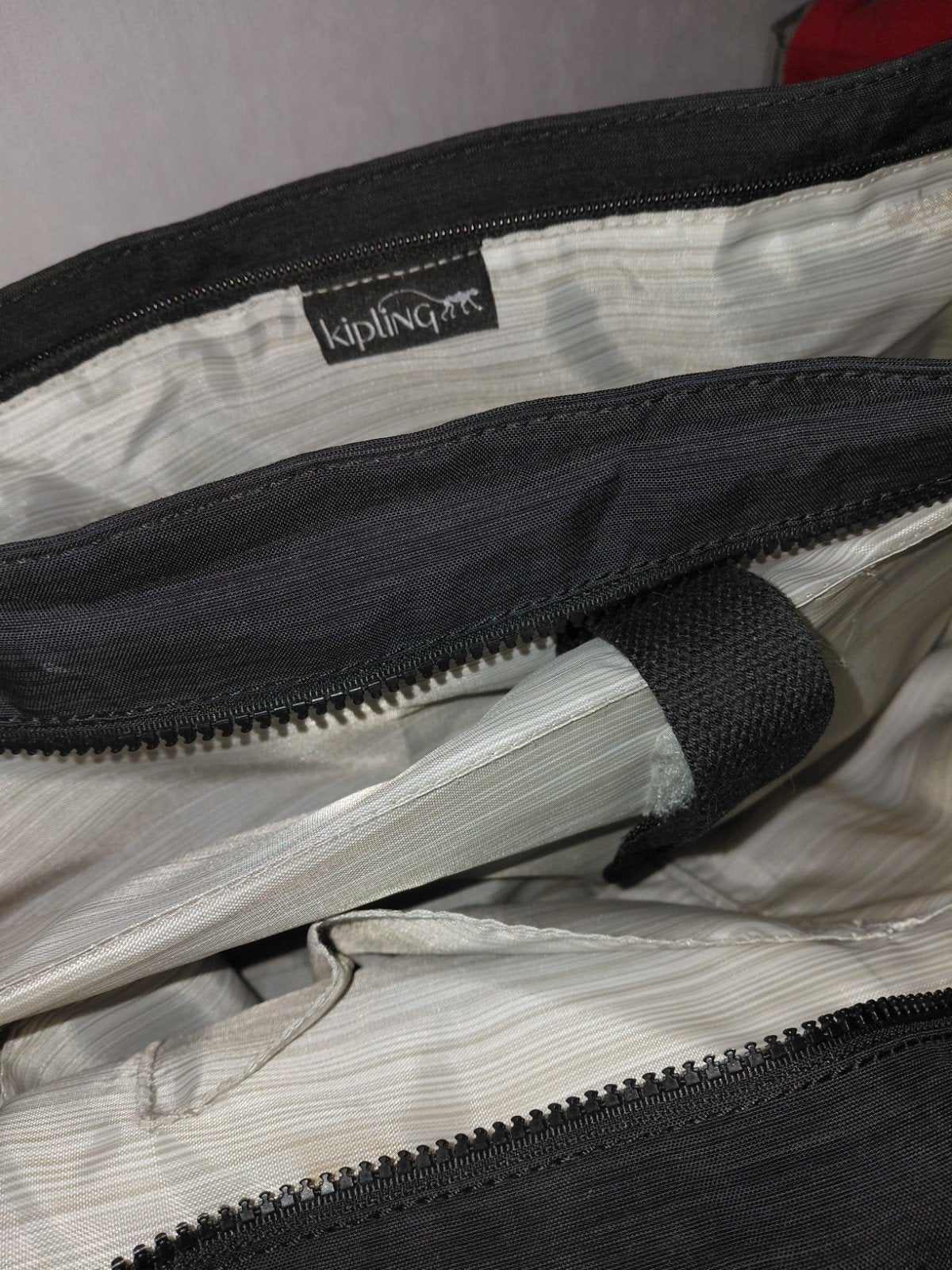Kipling laptoptas met veel vakken en fleshouder, Ophalen of Verzenden