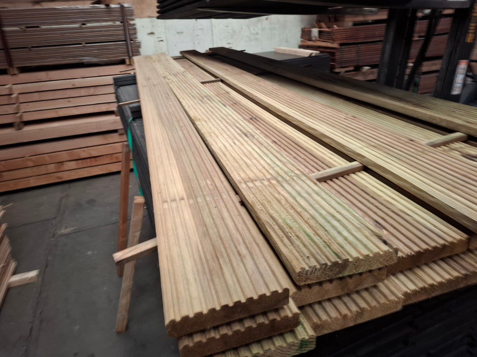 partij 16 st geïmpregneerde vlonderplanken 3 m bezorgen moge, Tuin en Terras, Ophalen, Nieuw, A, Hout