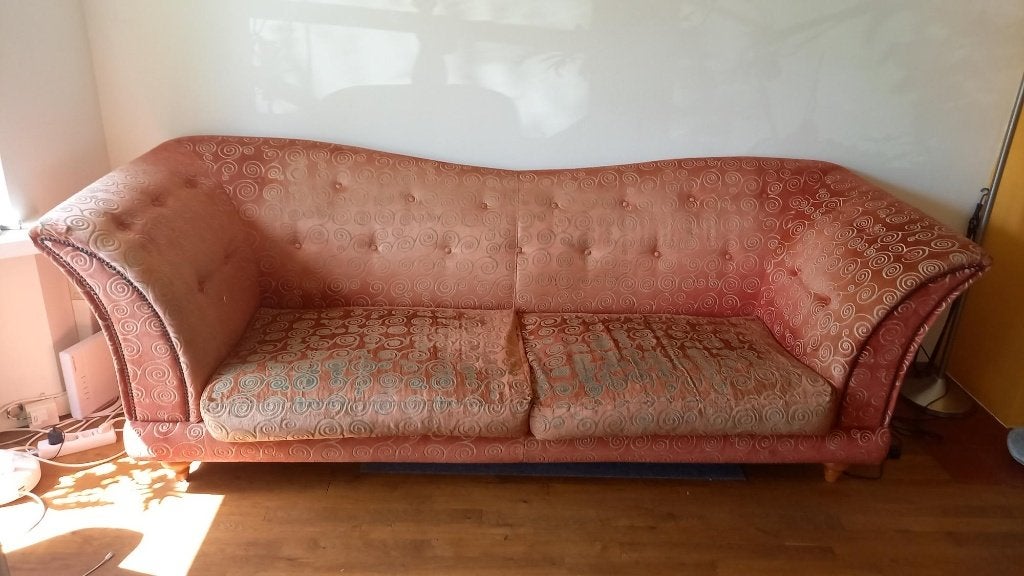 Bank, Ophalen, Gebruikt, Driepersoons, 75 tot 100 cm