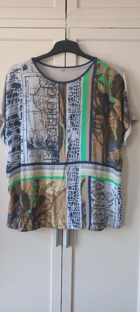 Gerry Weber top/shirt maat 46 zgan, Overige kleuren, Maat 46/48 (XL) of groter, Ophalen of Verzenden, Zo goed als nieuw