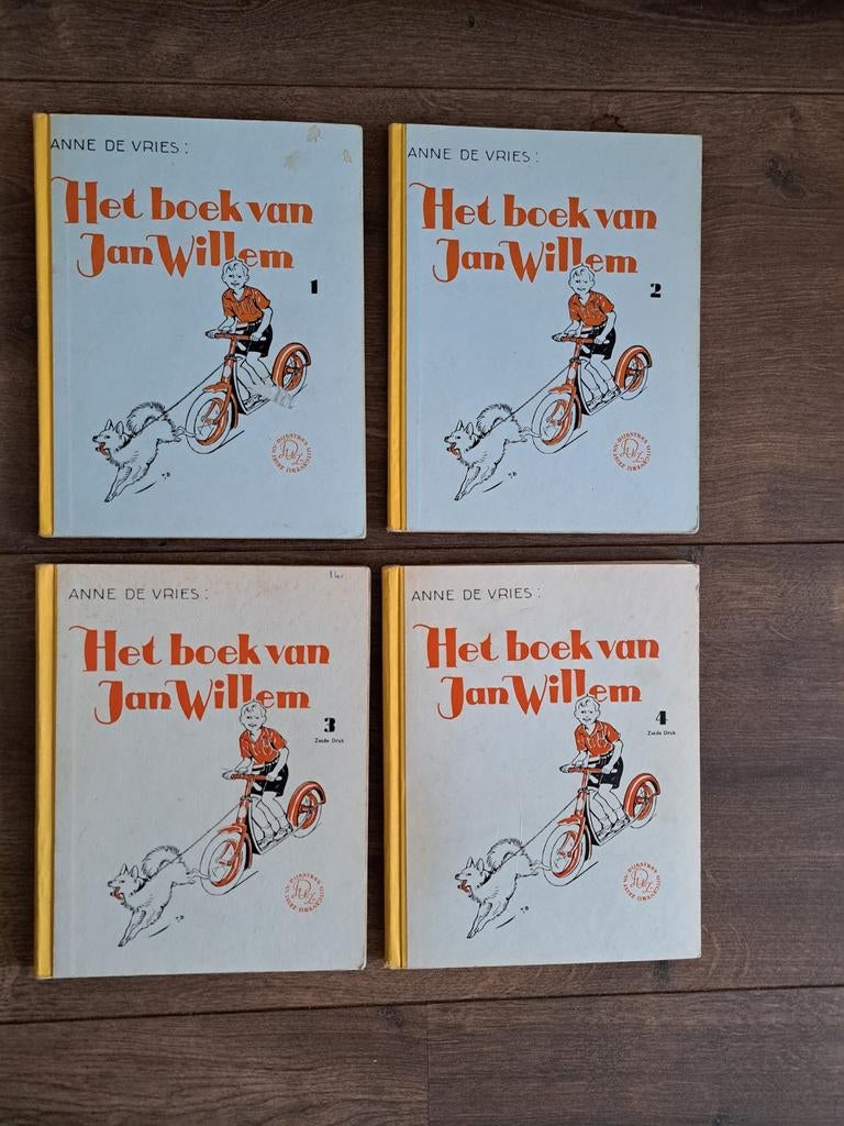 Het boek van Jan Willem serie (4 delen) Anne de Vries 1960, Ophalen of Verzenden, Gelezen, Anne de Vries, Fictie algemeen