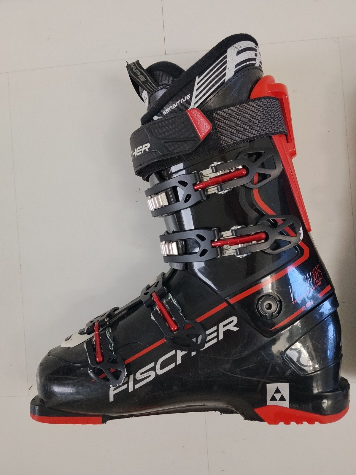 28.5 maat 43 44 Fischer Viron X8.5 skischoenen ski schoenen, Ophalen of Verzenden, 160 tot 180 cm, Schoenen, Fischer
