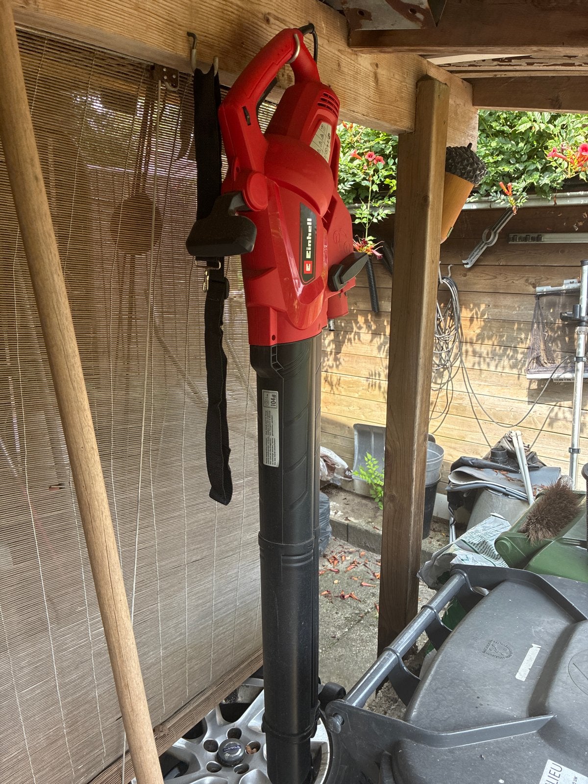 Einhell Elektrische Bladblazer/Bladzuiger met Versnipperfunc, Ophalen, Handgedragen, Zo goed als nieuw, Met opvangzak