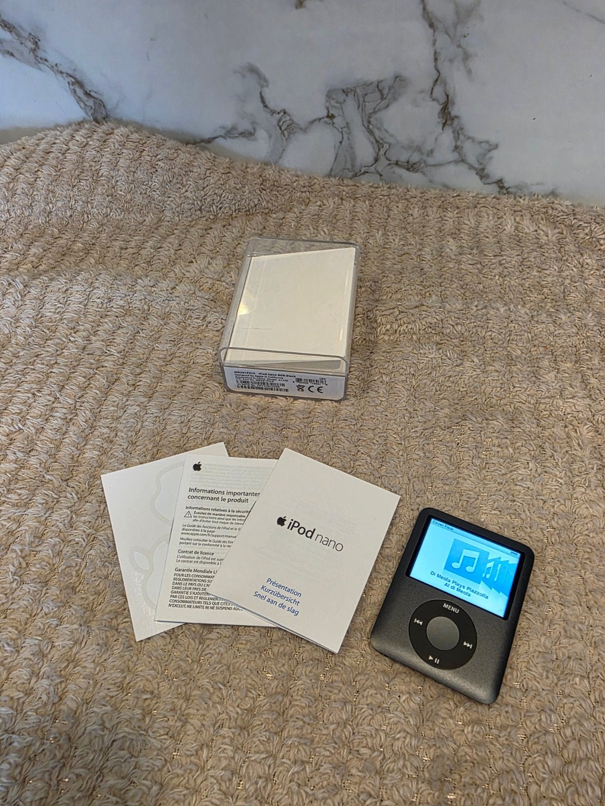 Apple iPod nano 3rd Gen 8GB zwart compleet, Audio, Tv en Foto, Mp3-spelers | Apple iPod, Gebruikt, Zwart, Ophalen of Verzenden