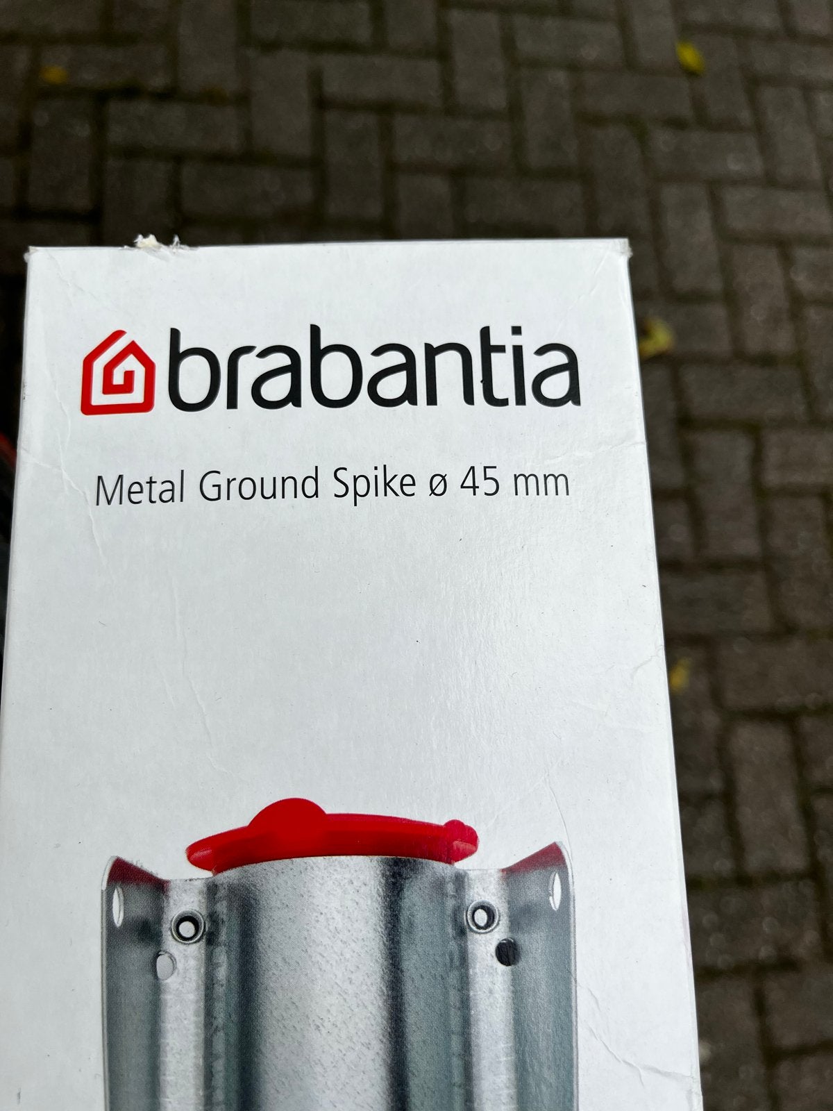 Brabantia Metalen Grondanker Ø 45 mm - Nieuw, Ophalen of Verzenden, Nieuw
