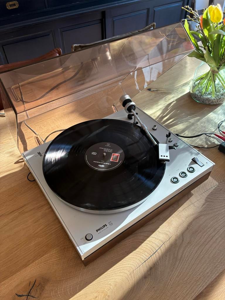 Philips 212 Electronic Platenspeler, Ophalen of Verzenden, Gebruikt, Platenspeler, Philips