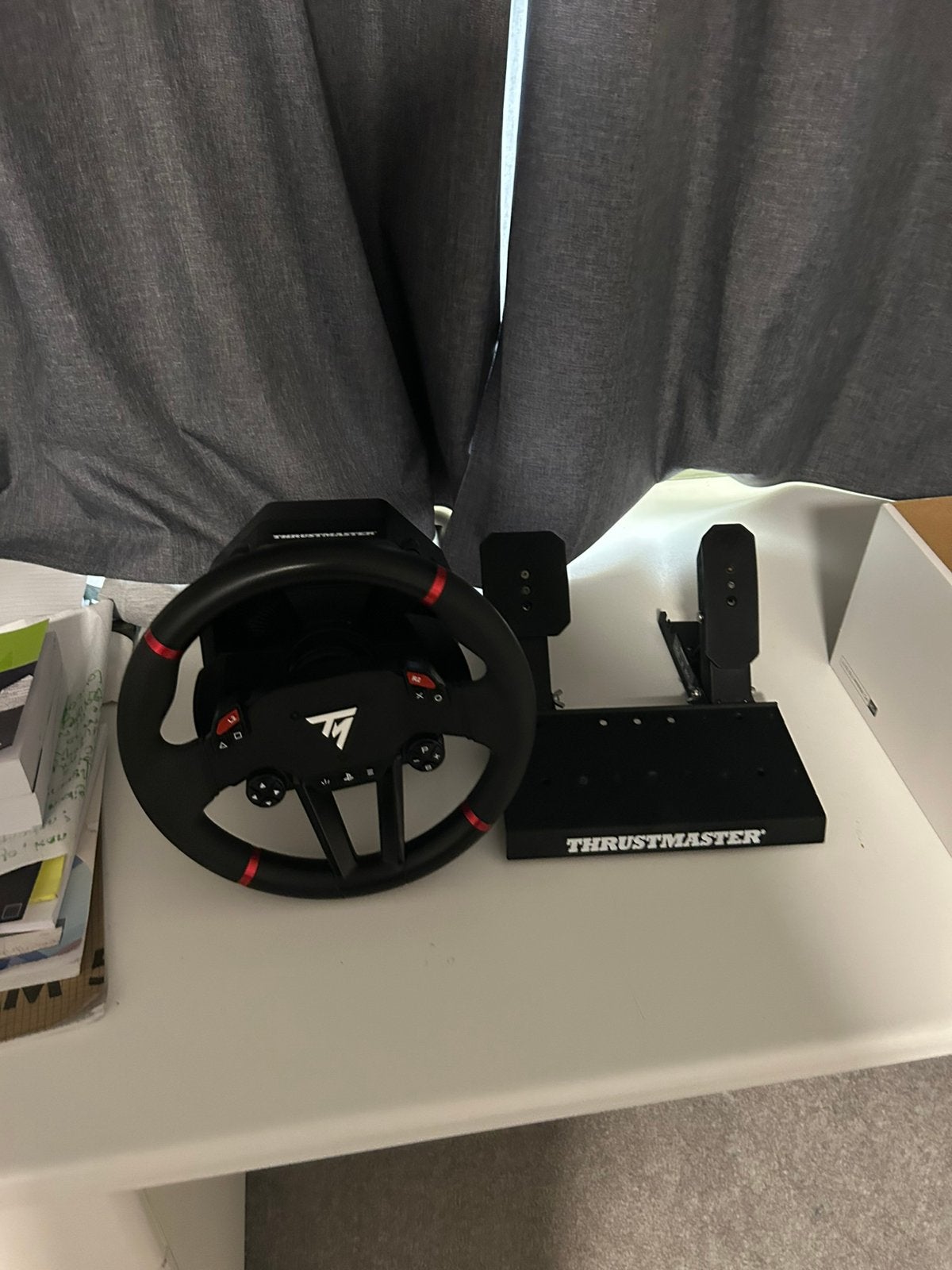 Thrustmaster t598 set pc/ps4/5, Ophalen of Verzenden, Zo goed als nieuw