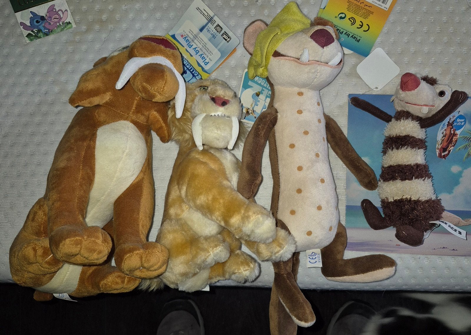 verzameling ice age knuffels en 2 poppetjes te koop NIEUW, Disney, Disney, Overige typen, Nieuw