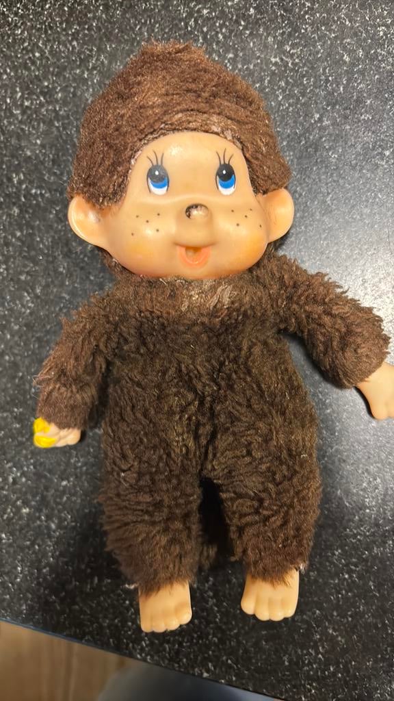 Mooie vintage Monchichi knuffel, Ophalen, Zo goed als nieuw, Overige typen