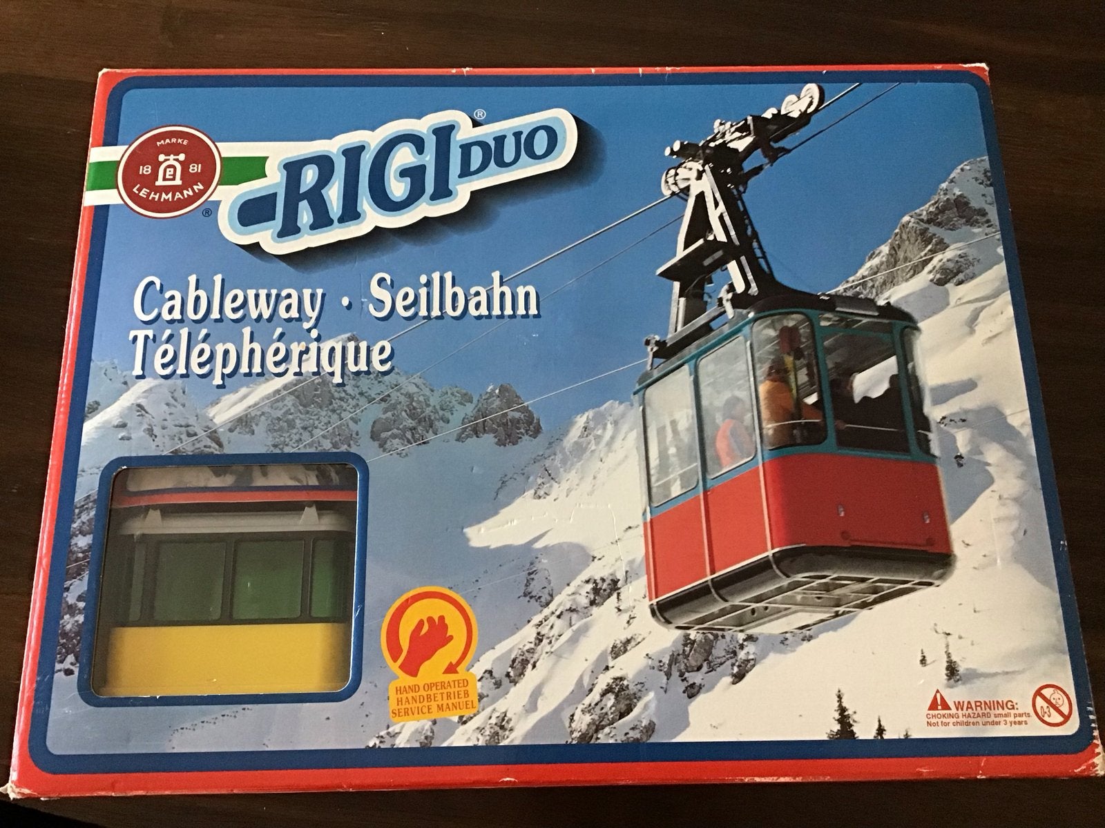 Rigiduo kabelbaan compleet (knipkaarttangetje kapot), Ophalen of Verzenden, Gebruikt, Jongen of Meisje